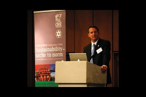 ASHRAE chief Kent Peterson reported on the state of play in America